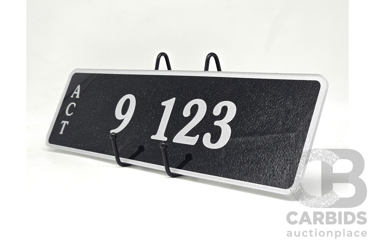 ACT 4-Digit Number Plate - 9.123