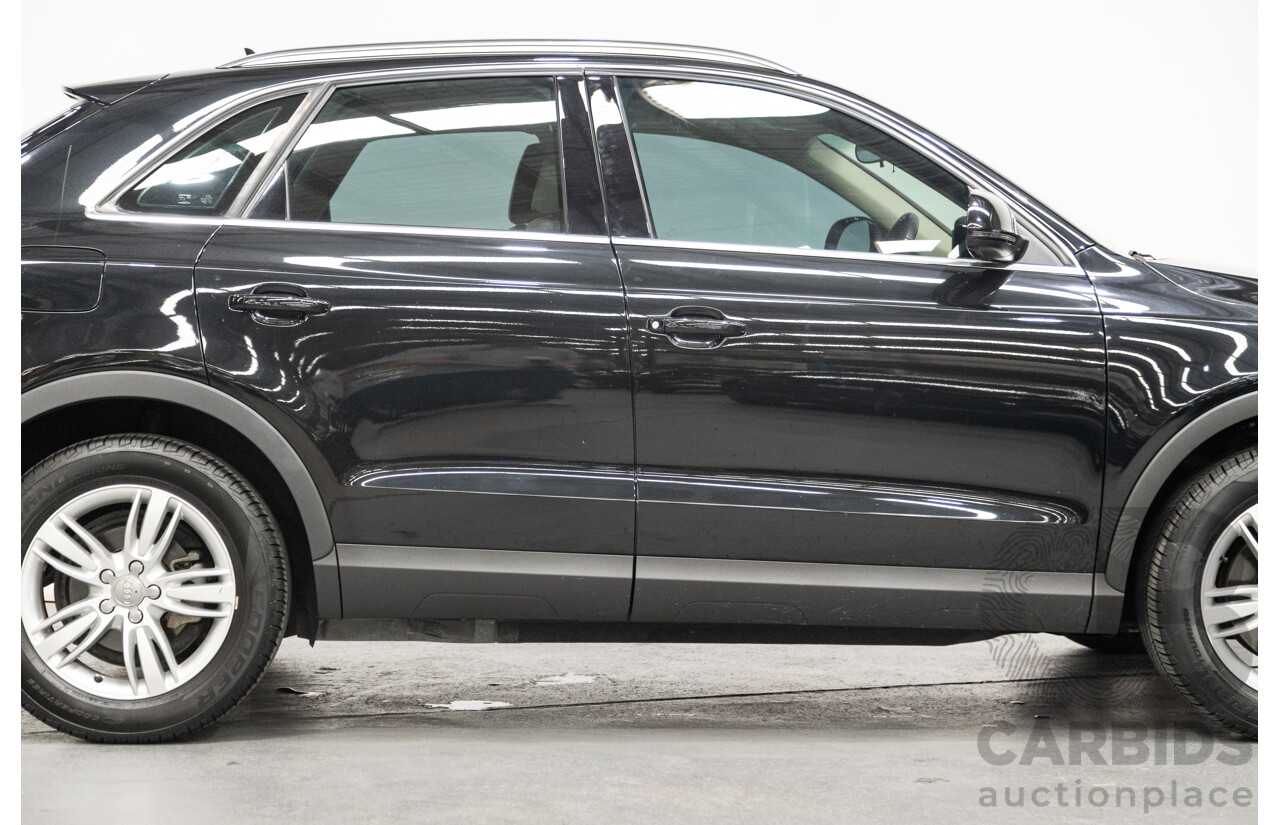 09/2012 Audi Q3 2.0 TFSI Quattro (AWD) 8U 4D Wagon Black Turbo 2.0L
