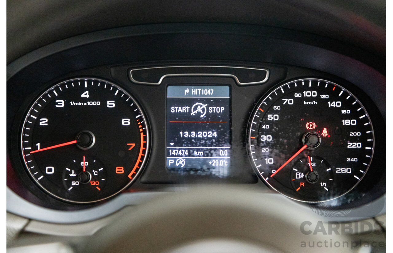 09/2012 Audi Q3 2.0 TFSI Quattro (AWD) 8U 4D Wagon Black Turbo 2.0L