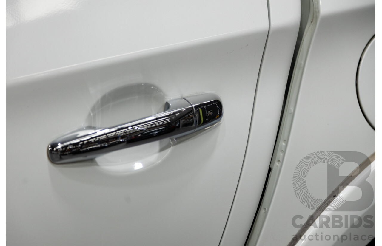 11/2017 Mitsubishi Triton GLS (4x4) MQ MY18 Dual Cab Utility White Turbo Diesel 2.4L