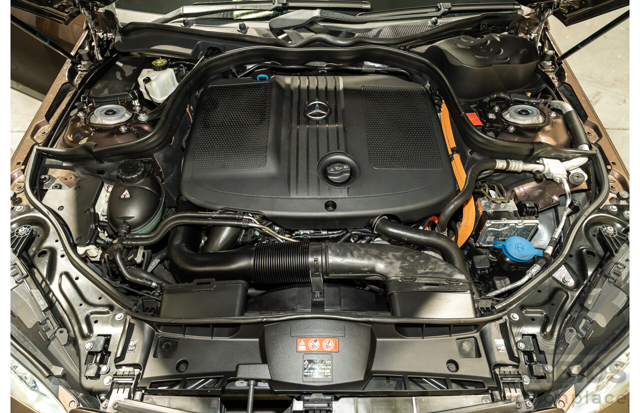 9/2013 Mercedes Benz E300 Bluetec Hybrid 212 MY13 4d Sedan Dolomite Brown Metallic Turbo Diesel 2.1L - Hybrid
