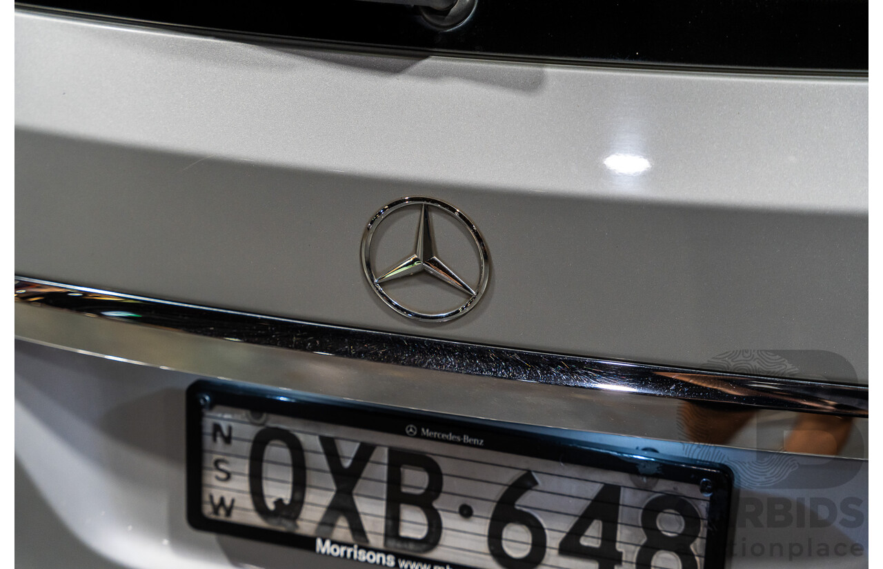 12/2012 Mercedes Benz B250 BE 246 MY13 5d Hatchback Polar Silver Metallic Turbo 2.0L