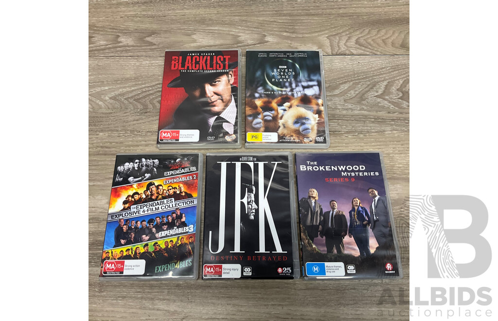 Large Collection of DVD Movie Sets