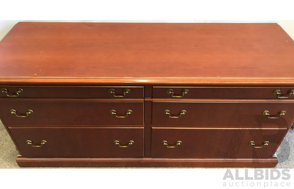 Four Drawer Office Filing Credenza
