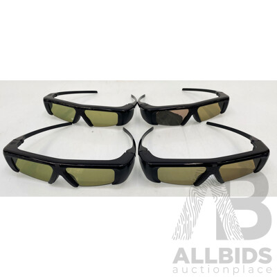 Samsung 3D Active Glasses - Lot of Four