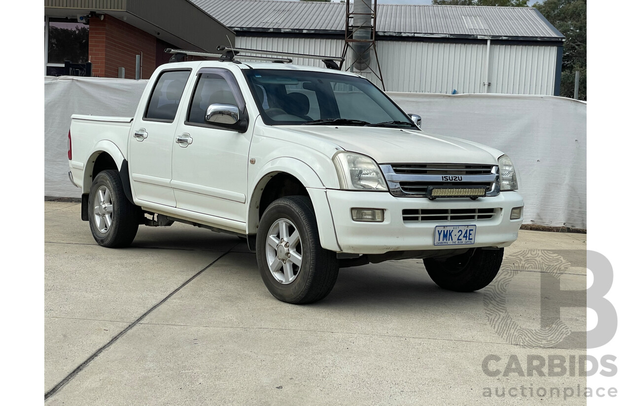 08/2003 Holden Rodeo LT RWD RA Crew Cab P/Up White 3.5L
