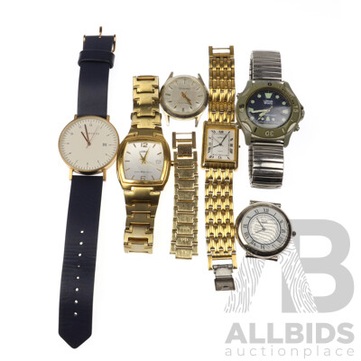 Collection of Watches Including Lorus and Jag