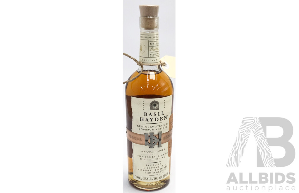 700ml Bottle of Basil Hayden Kentucky Straight Bourbon Whisley