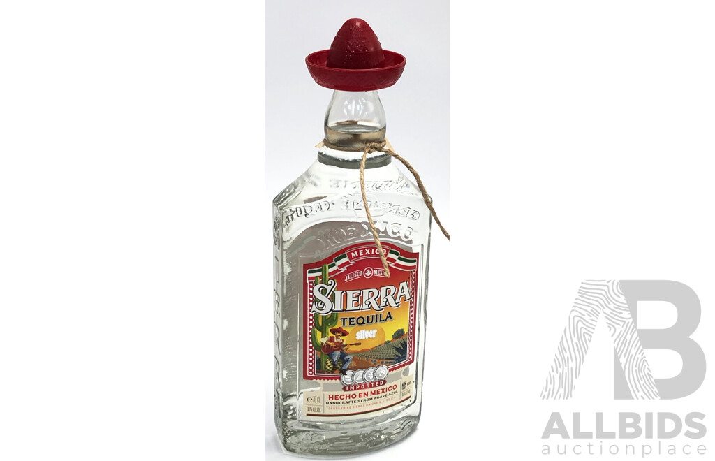 700ml Bottle of Sierra Tequila Silver Mexico