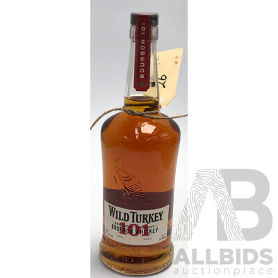 700ml Bottle Of Wild Turkey 101 Kentucky Straight Bourbon Whiskey