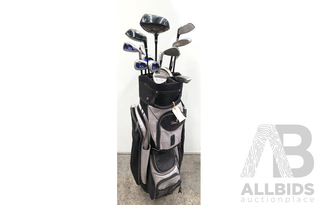 ProLine Golf Bag with 15 Golf Clubs