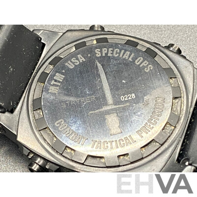 MTM USA Special Ops 55mm Watch with Combat Tactical Precision, Stryker STK6000.
