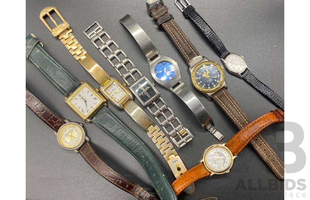 Collection of Vintage Ladies Watches Including Pulsar, Fiorelli, TBS, Fossil, Colorado and EYKI
