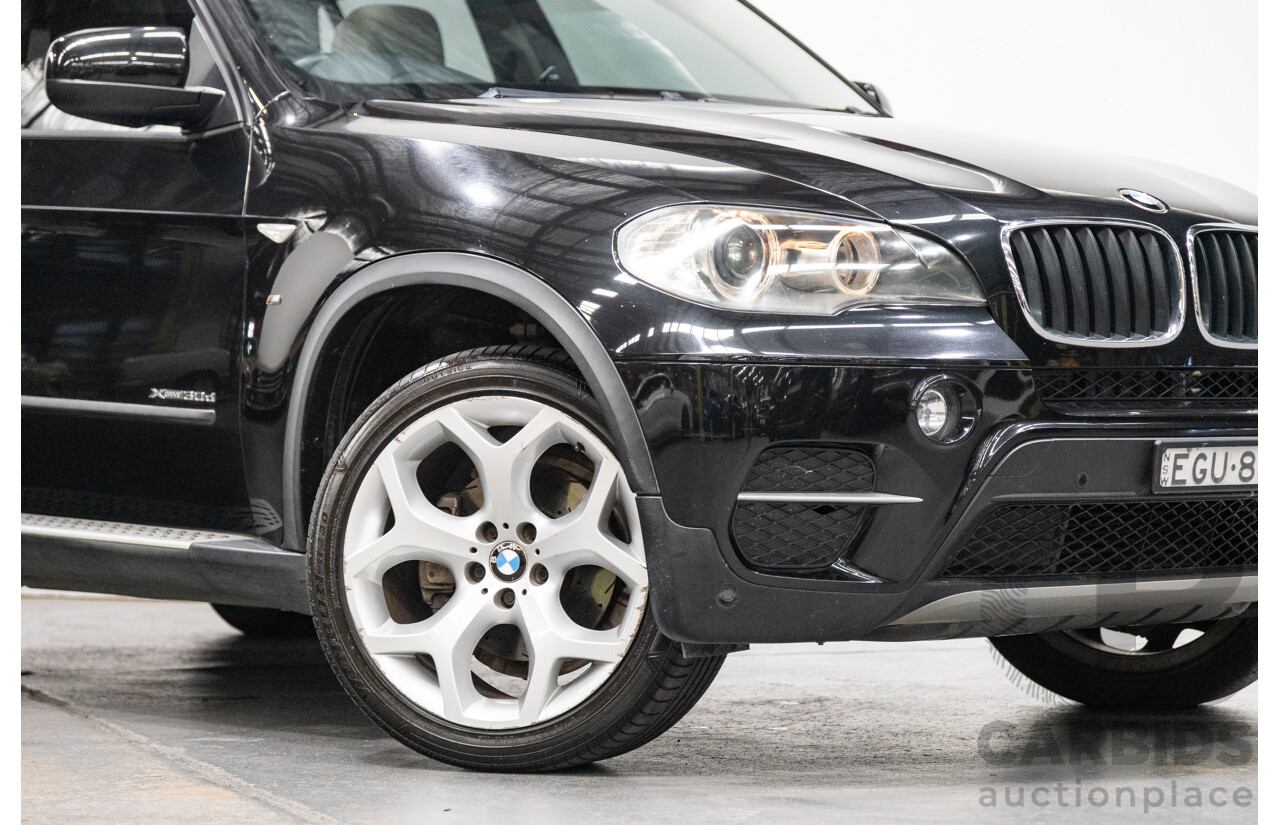 10/2010 BMW X5 xDrive30d (4x4) E70 MY10 4D Wagon Metallic Black Turbo Diesel 3.0L