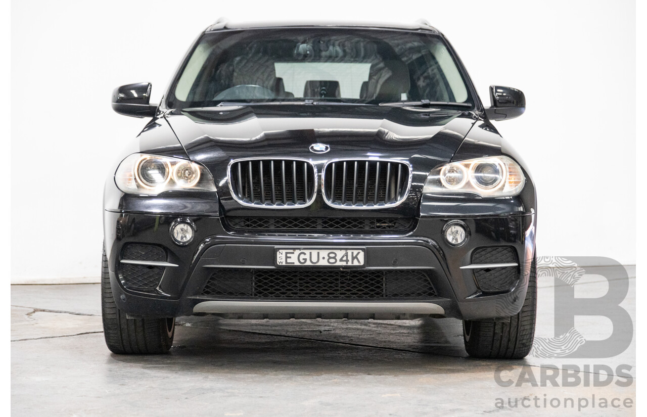 10/2010 BMW X5 xDrive30d (4x4) E70 MY10 4D Wagon Metallic Black Turbo Diesel 3.0L