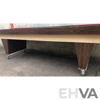Australian Shuffleboad Game Table with Mobile Base