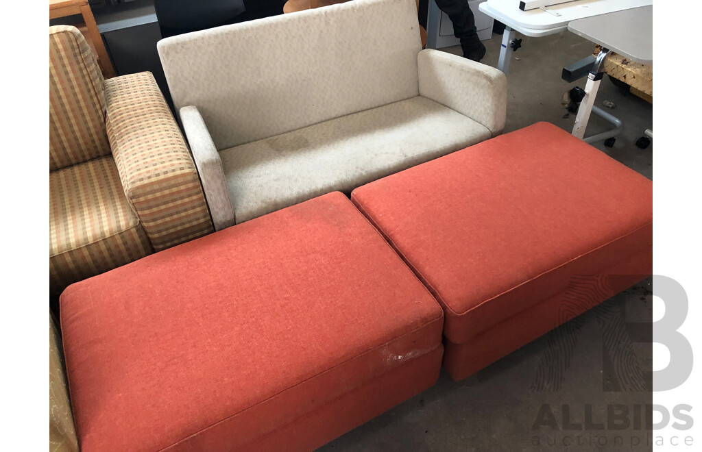 Large Selection of Occasional Office Sofas, Ottomans  and Chairs