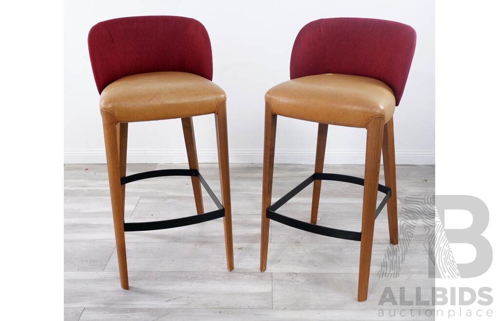 Pair of Barstools by Very Wood