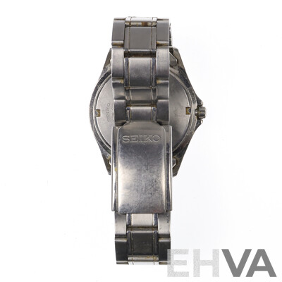 Men's Seiko Sapphire Stainless Steel Wrist Watch V743-8B50