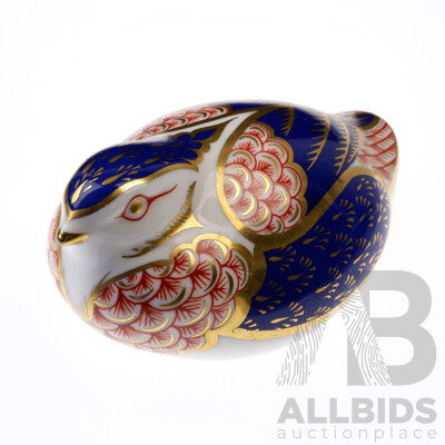 Royal Crown Derby Porcelain Dove Paperweight