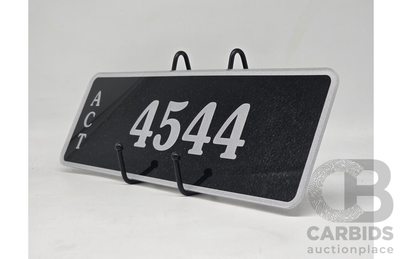 ACT 4-Digit Number Plate - 4544