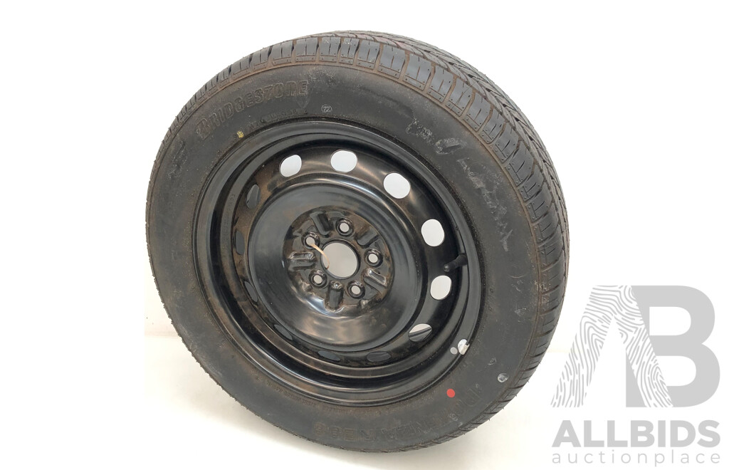 1x Spare Bridgestone Tyre on Steel Rim