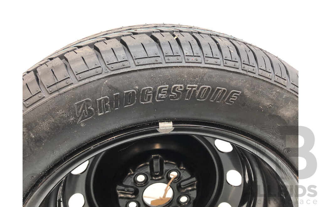 1x Spare Bridgestone Tyre on Steel Rim