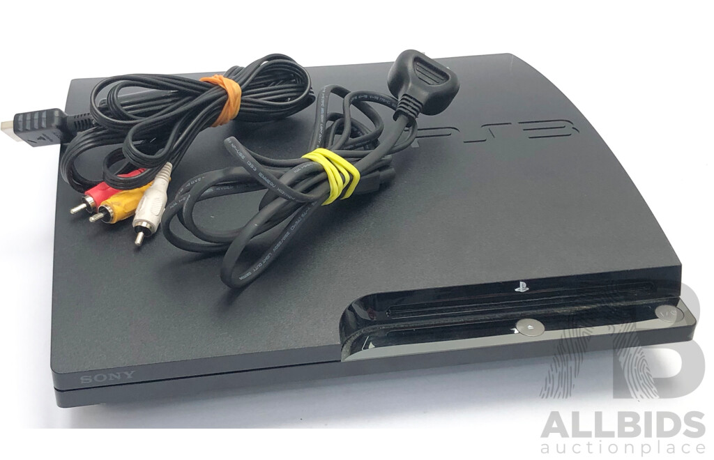 Sony Playstation 3 with Power Cord and AV Multi Cord