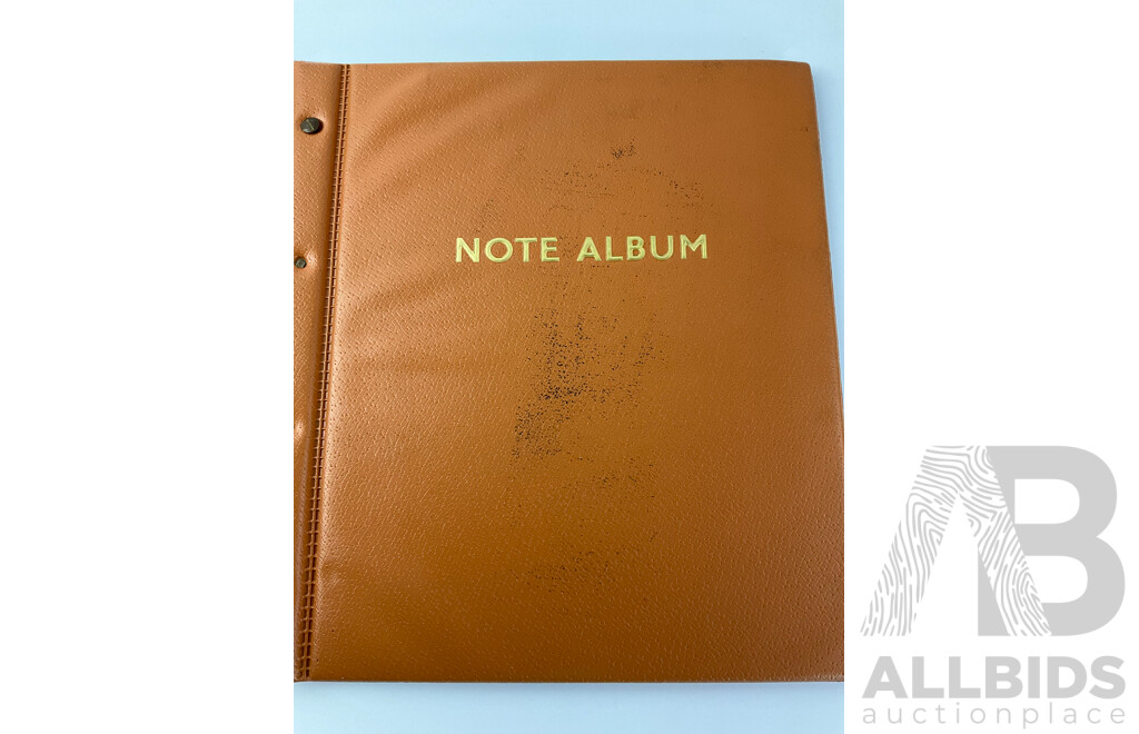 Album of WW2 Japanese Occupation Money Notes, Indonesian Paper Bank Notes and Singapore Polymer Note