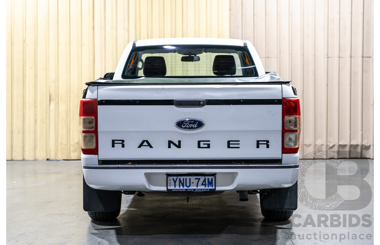 12/2013 Ford Ranger XL 2.2 Hi-Rider PX Super Cab Utility White Turbo Diesel 2.2L