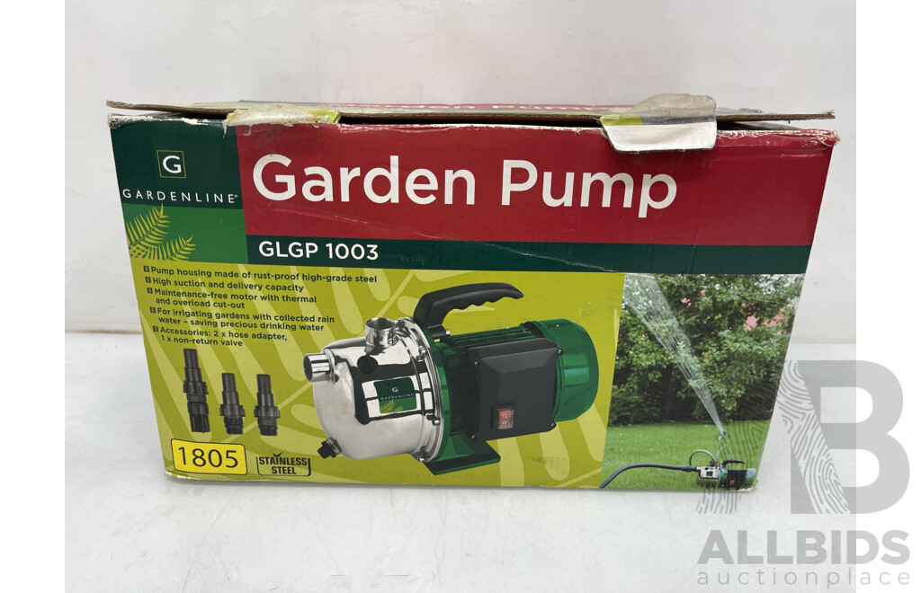 Gardenline Garden Pump - Brand New
