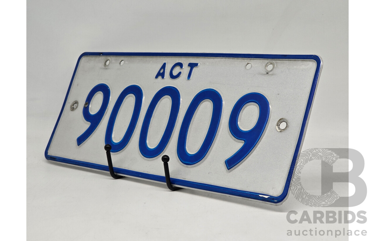 ACT 5-Digit Number Plate - 90009