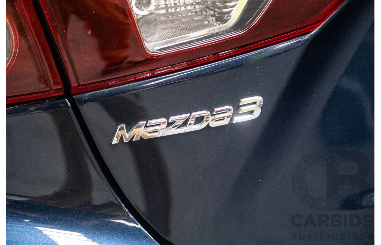 05/2018 Mazda 3 SP25 BN MY18 4D Sedan Deep Crystal Blue Metallic 2.5L