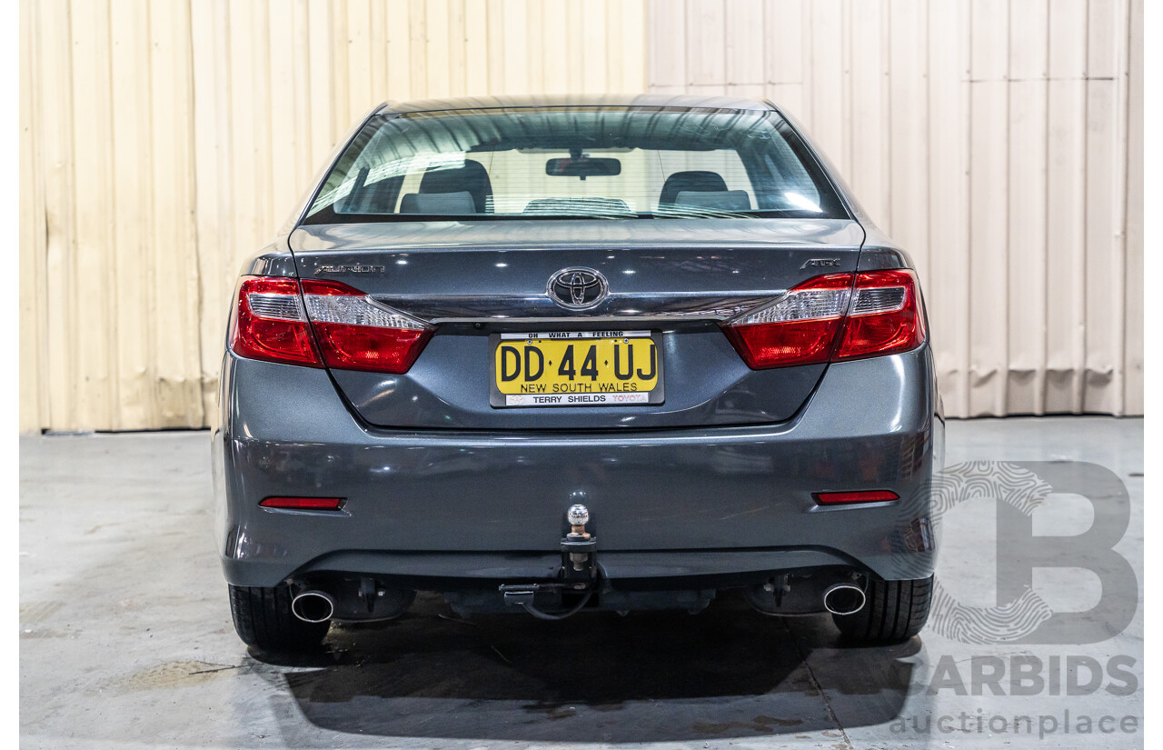 5/2014 Toyota Aurion AT-X GSV50R 4d Sedan Metallic Grey V6 3.5L
