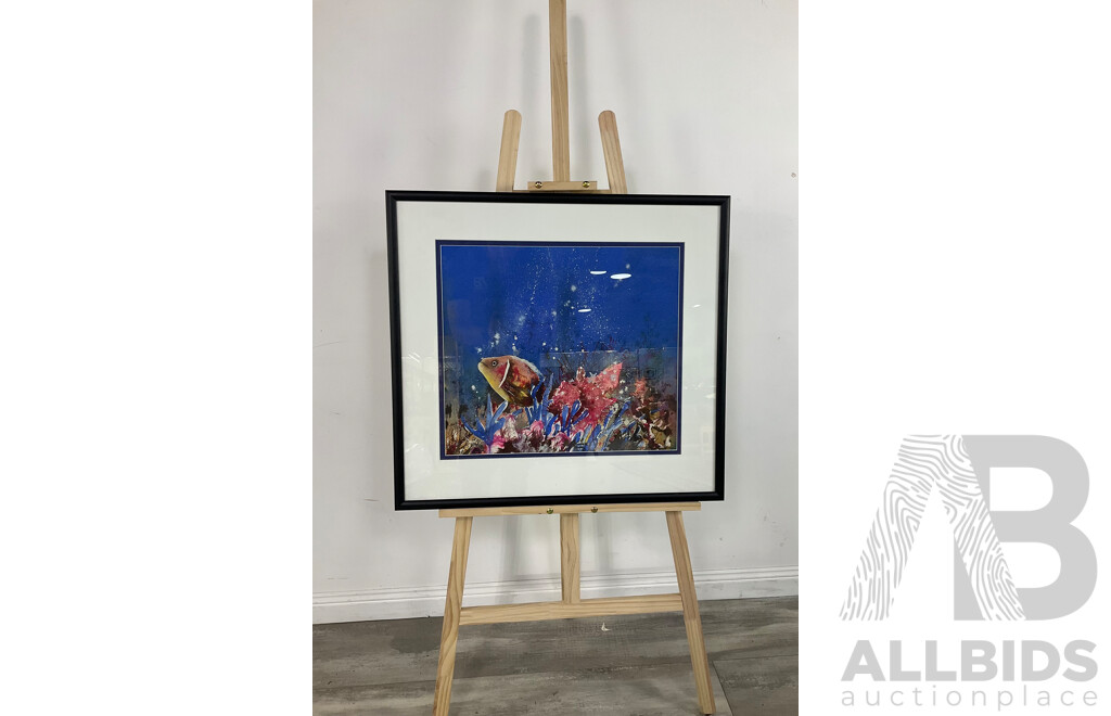 Heather Gall, Two Underwater Scenes 1986, Watercolour (2)