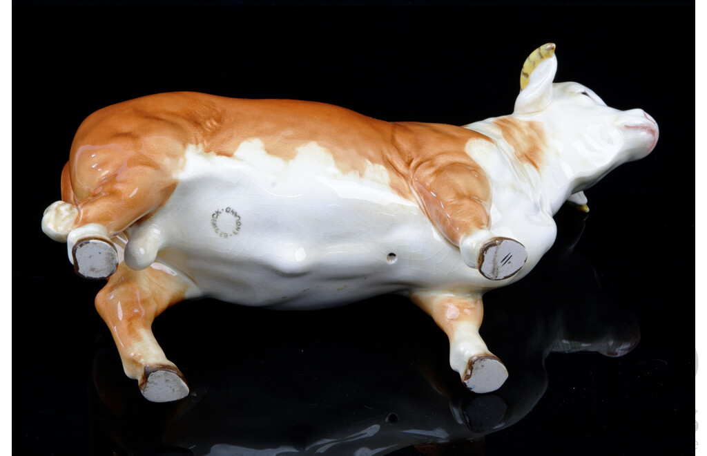 Beswick Porcelain Figure of a Bull