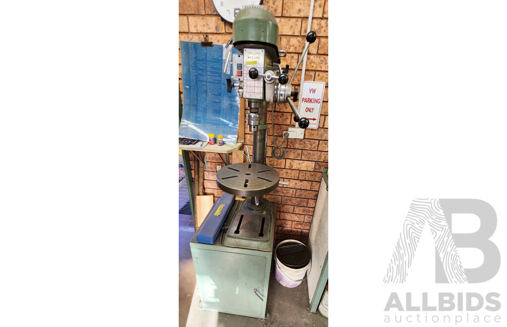 Bakahag 16mm Drill Press Drilling Machine with Cabinet and Accessories