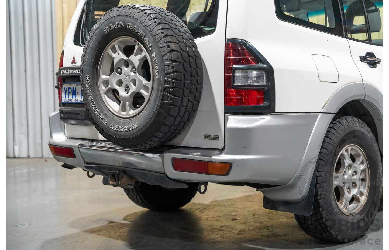 7/2000 Mitsubishi Pajero GLS LWB (4x4) NM 4d Wagon White Turbo Diesel 2.8L - 7 Seater