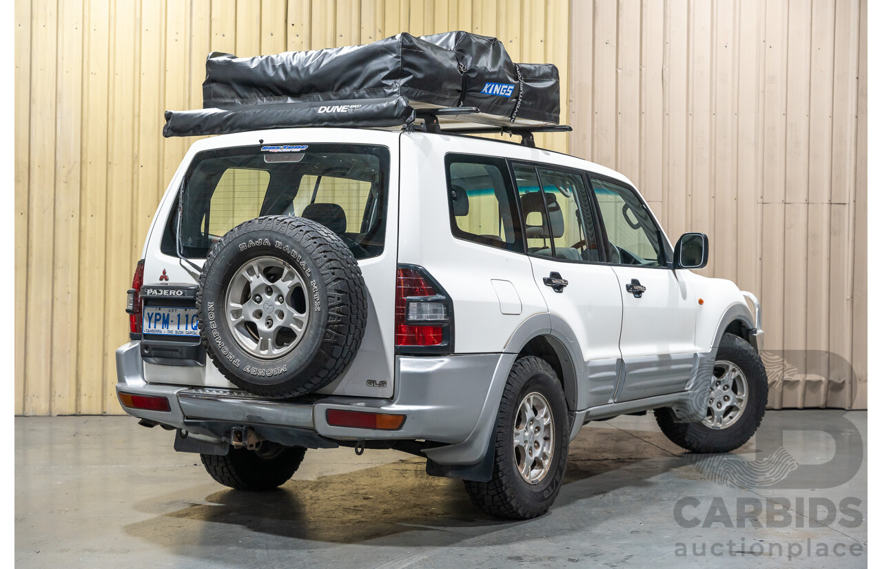 7/2000 Mitsubishi Pajero GLS LWB (4x4) NM 4d Wagon White Turbo Diesel 2.8L - 7 Seater