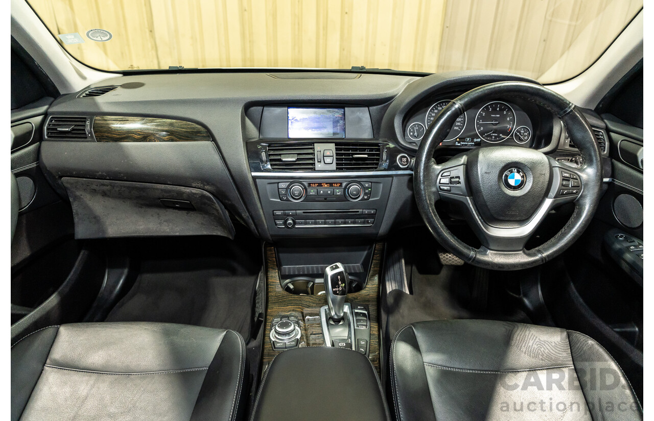 3/2013 BMW X3 Xdrive20i F25 (AWD) MY13 4d Wagon Metallic Silver Turbo 2.0L
