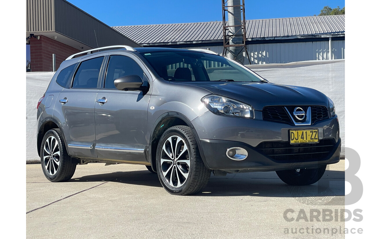 02/2014 Nissan Dualis +2 Ti-L (4x2) FWD J10 MY13 4D Wagon Grey 2.0L