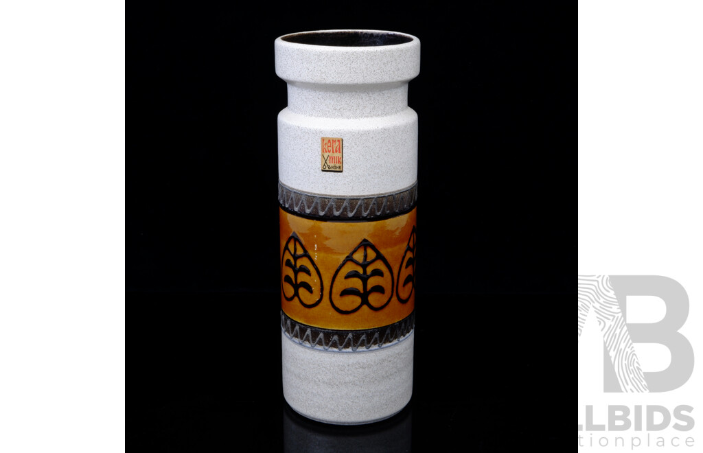 Funky Retro West German Ceramic Vase