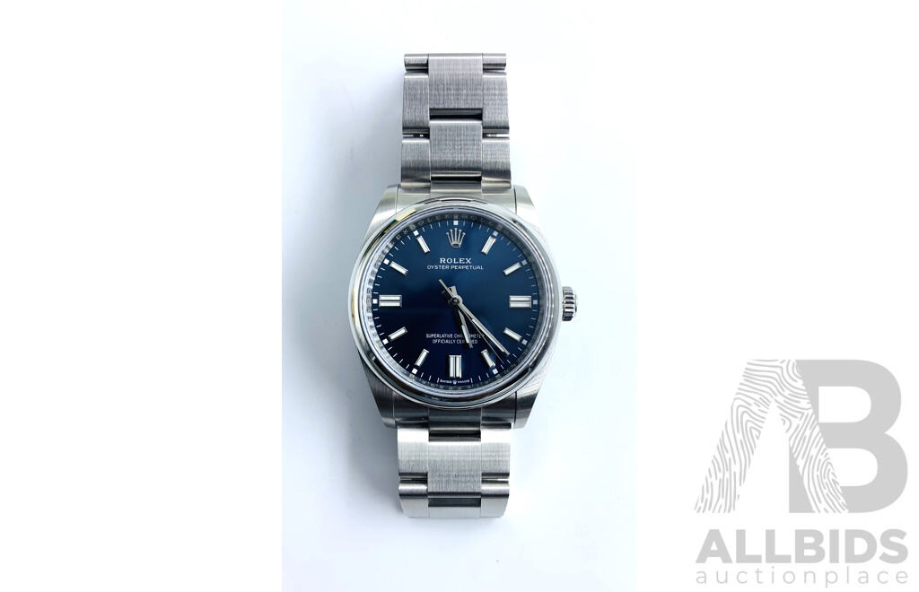 Rolex Oyster Perpetual 36 Blue Dial