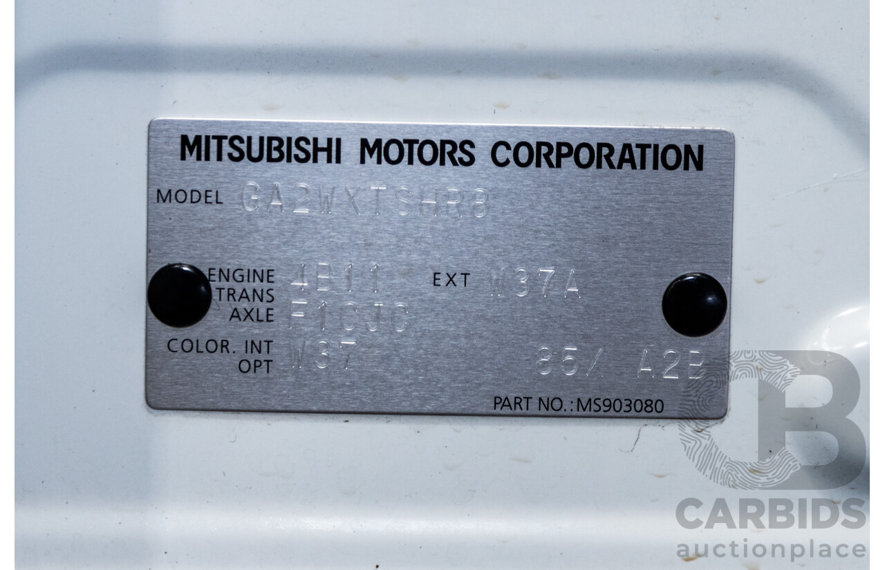11/2021 Mitsubishi ASX ES Plus XD MY22 4D Wagon White 2.0L