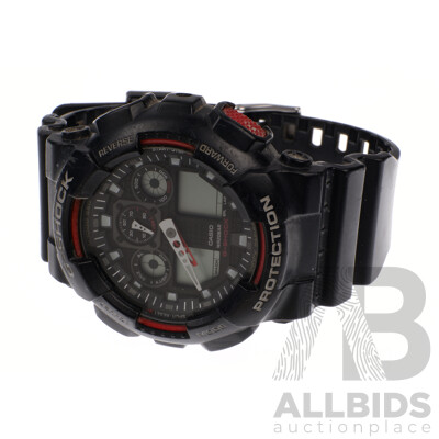 Men's Casio G-Shock Digital/Analogue Wrist Watch, Japan Movement GA-100