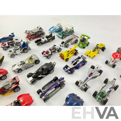 Collection of Hot Wheels Custom Vehicles Including 1/4 Mile Coupe, Phantasique, Double Vision and More