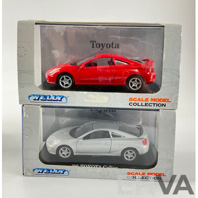 Burago and Welly Iconic Diecast Cars Including Suzuki Vitara, Honda Integra, Renault Clio, Toyota Celica, Citroen Xantia and 007 Gold Finger Aston Martin DB5