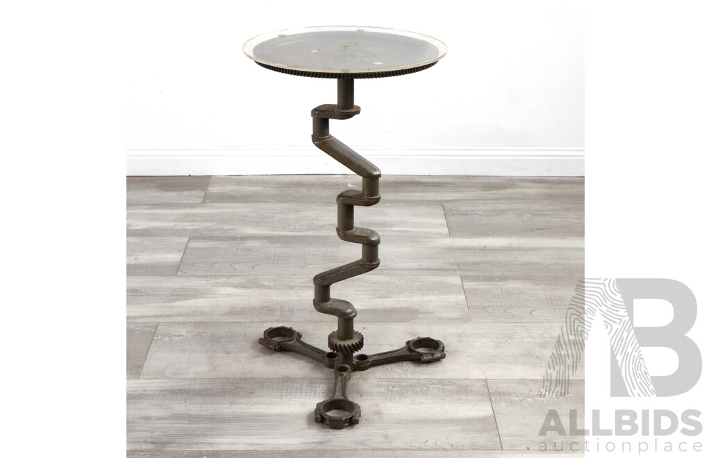 Bespoke Cam Shaft Occasional Table