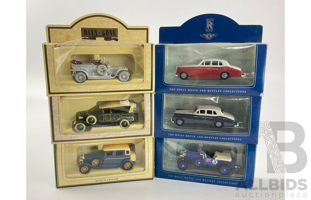 Collection of Diecast Days Gone and Rolls-Royce and Bentley Classic Vehicles