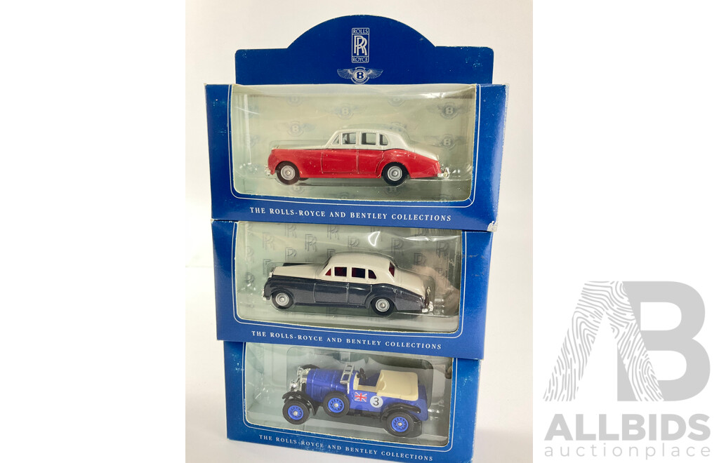 Collection of Diecast Days Gone and Rolls-Royce and Bentley Classic Vehicles